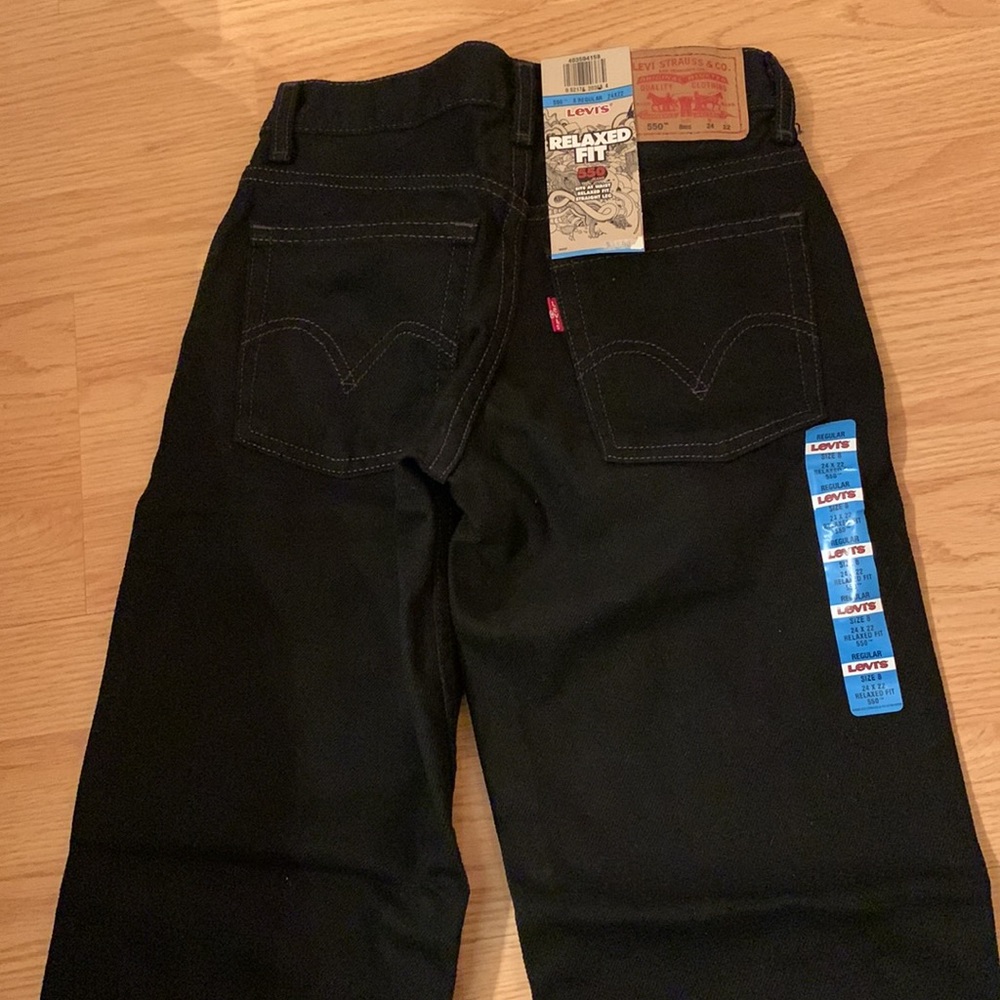 Brand new with tags Boys Levi Jeans in Black. Perfect condition no flaws. - Picture 3 of 4